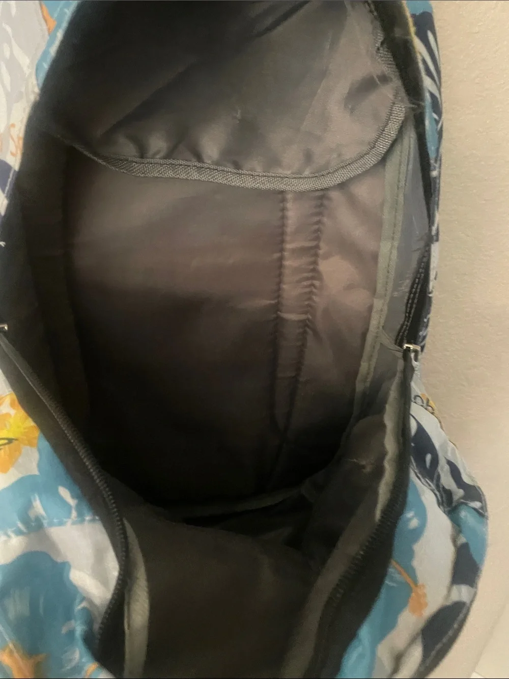Blue Floral Men's Backpack